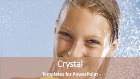  Presentation with teen girl - Amazing PPT layouts having bathroom showeringshower head - happy teen girl taking shower backdrop and a coral colored foreground