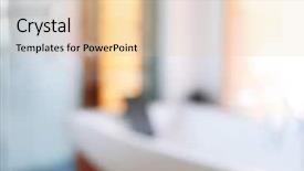  Presentation with bathroom - Beautiful PPT layouts featuring bathroom with whirlpool blurred texture backdrop and a lemonade colored foreground