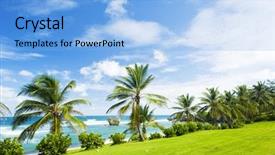  Presentation with caribbean - Audience pleasing presentation consisting of bathsheba east coast of barbados backdrop and a light blue colored foreground
