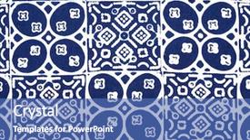  Presentation with batik - Beautiful presentation theme featuring batik background backdrop and a teal colored foreground