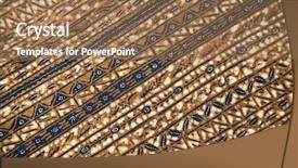  Presentation with batik - Cool new presentation with batik background backdrop and a coral colored foreground