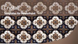  Presentation with batik - Cool new theme with design indonesia - batik background backdrop and a violet colored foreground