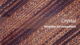  Presentation with batik - Audience pleasing PPT theme consisting of gist - fractal realms series composition backdrop and a tawny brown colored foreground
