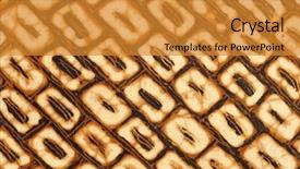  Presentation with batik indonesia - Presentation theme enhanced with batik design background and a gold colored foreground