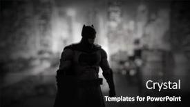  Presentation with batman - Presentation theme having batman-dc-multiverse-series-action background and a black colored foreground