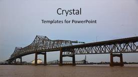  Presentation with baton - PPT layouts enhanced with baton rouge horace wilkinson bridge background and a light blue colored foreground