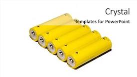  Presentation with batteries - Presentation theme having batteries-isolated-on-white-background background and a white colored foreground