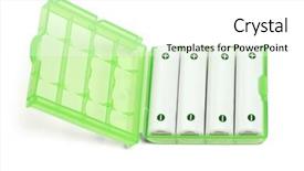  Presentation with battery - Colorful presentation design enhanced with battery storage - rechargeable batteries in open green backdrop and a  colored foreground