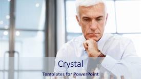  Presentation with chess - Beautiful presentation design featuring battle mind - businessman in office playing chess backdrop and a sky blue colored foreground