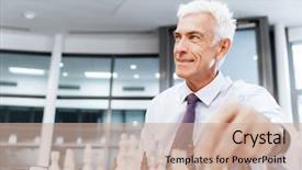  Presentation with siblings playing chess - PPT layouts having battle mind - businessman in office playing chess background and a coral colored foreground