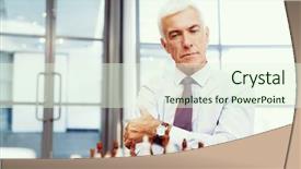  Presentation with next - Cool new slide set with battle mind - thinking the next move backdrop and a sky blue colored foreground