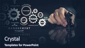  Presentation with battle - Cool new slides with battle plan - business leadership strategy mixed media backdrop and a navy blue colored foreground