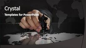  Presentation with strategy plan - Presentation theme having battle plan - business leadership strategy mixed media background and a dark gray colored foreground