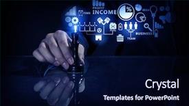  Presentation with research locale small business strategy - Slide set having battle plan - business leadership strategy background and a navy blue colored foreground