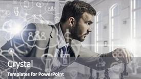  Presentation with strategy plan - PPT layouts featuring battle plan - playing his business strategy mixed background and a gray colored foreground