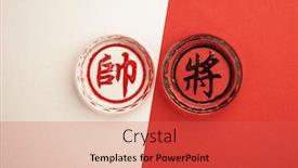  Presentation with translation - Audience pleasing presentation consisting of battlebetween-two-general-chinese-chess backdrop and a red colored foreground