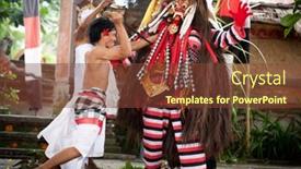  Presentation with balinese traditional dance barong - 