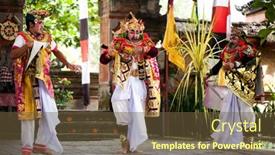  Presentation with balinese traditional dance barong - 