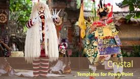  Presentation with balinese traditional dance barong - 