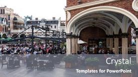  Presentation with rainy day - PPT theme enhanced with batumi-georgia-27-august-2017 background and a gray colored foreground