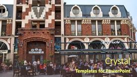  Presentation with rainy day - Slides enhanced with batumi-georgia-27-august-2017 background and a tawny brown colored foreground