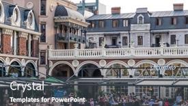  Presentation with rainy day - Presentation theme featuring batumi-georgia-27-august-2017 background and a dark gray colored foreground