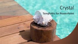  Presentation with polynesia - Colorful PPT layouts enhanced with bay decoration - travel tourism vacation and summer backdrop and a arctic colored foreground