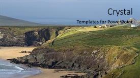  Presentation with ireland - Amazing theme having bay in ireland - co kerry backdrop and a light blue colored foreground