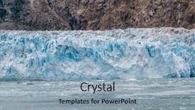  Presentation with blue global - Theme having bay national park blue ice background and a light blue colored foreground