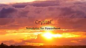  Presentation with fiery - Audience pleasing slide set consisting of bay view fiery backdrop backdrop and a red colored foreground