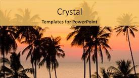  Presentation with divine - Slide deck featuring bay view sunset divine background and a yellow colored foreground