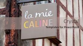  Presentation with french bakery - Colorful slide set enhanced with bayonne-france-circa-december-2020 backdrop and a light gray colored foreground