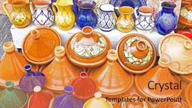  Presentation with nano diagnosis market - Beautiful PPT theme featuring drug dealer 3d rendering text backdrop and a  colored foreground.