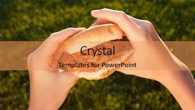  Presentation with bbq - Cool new slides with bbq pulled pork sandwich backdrop and a  colored foreground