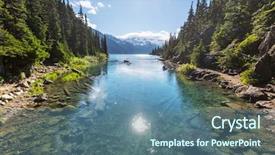  Presentation with canada ontario lake of two - Beautiful theme featuring bc - hike on garibaldi lake near backdrop and a ocean colored foreground