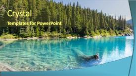  Presentation with turquoise and music watermark - Amazing PPT theme having bc - hike to turquoise garibaldi lake backdrop and a  colored foreground