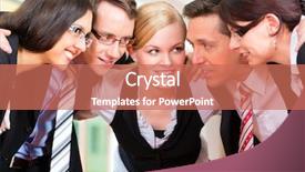  Presentation with team group - Audience pleasing theme consisting of be a very good team backdrop and a coral colored foreground