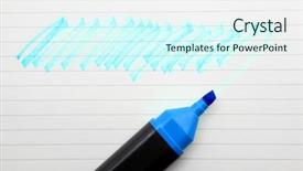  Presentation with marker - Amazing slide deck having be added on colored area backdrop and a cool aqua colored foreground