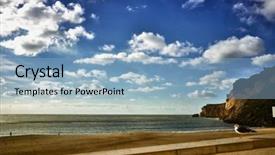  Presentation with resorts - Beautiful theme featuring be among the best backdrop and a  colored foreground