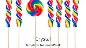  Presentation with rainbow unicorn - Amazing presentation theme having be different a bright rainbow backdrop and a cream colored foreground