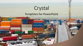  Presentation with intermodal - Slides consisting of be loaded in an intermodal background and a light gray colored foreground