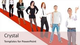  Presentation with hollywood red carpet - Slides with be on a red carpet background and a coral colored foreground