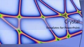  Presentation with spider web - Cool new slide deck with be spider web rubber band backdrop and a light blue colored foreground