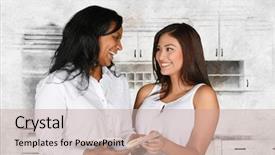  Presentation with bible - Slide deck with be studying the bible background and a coral colored foreground