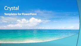  Presentation with tropical - Cool new presentation with beach and beautiful tropical sea backdrop and a  colored foreground