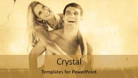  Presentation with give first and u will get back - Cool new presentation theme with beach animation - laughing man giving his pretty backdrop and a  colored foreground