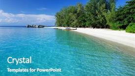  Presentation with malaysia - Colorful presentation enhanced with beach at perhentian islands malaysia backdrop and a teal colored foreground