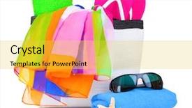  Presentation with beach bag - Amazing PPT layouts having beach-bag-with-things-isolated backdrop and a yellow colored foreground