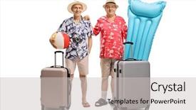  Presentation with mattress - PPT layouts having beach ball an air background and a light gray colored foreground