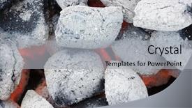  Presentation with barbecue - Presentation theme having beach bbq - barbecue background and a light gray colored foreground